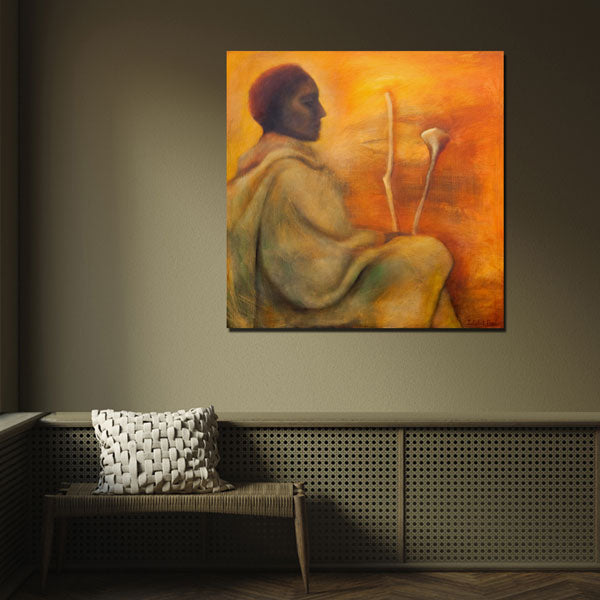 African culture and art on canvas for sale