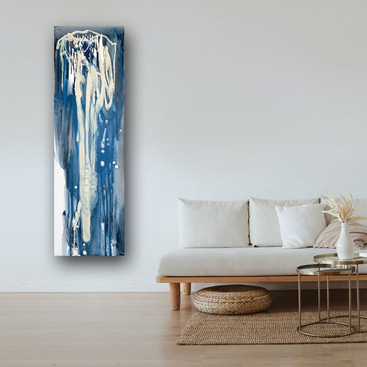 Abstract expressionism art on canvas