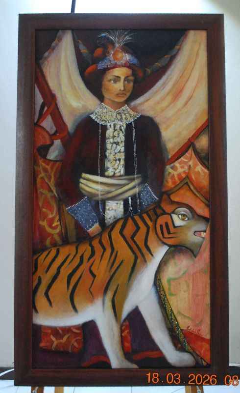2001 Turkish Prince Portrait Painting - Elevate Your Space with Regal Artistry