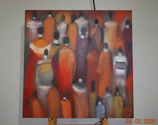 2005 African Heat: Vibrant African Themed Paintings That Enrich Your Space