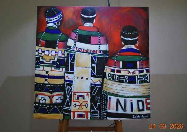 2005 Discover the Beauty of Authentic African Art for Sale - Colours of Love
