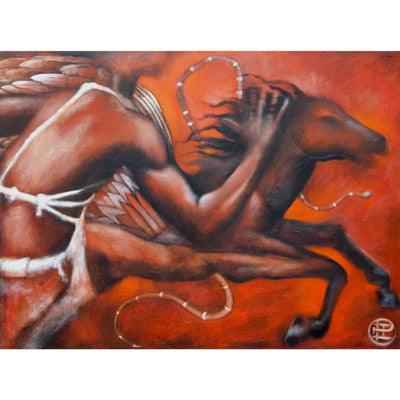 2006 - Red Horse - a shamanic journey - fine art painting