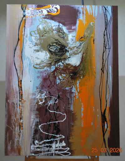 2007 - Heaven - Abstract spiritual art on canvas