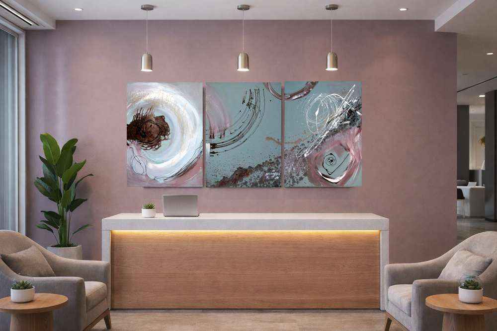 2007 - Sugar and Spice - abstract art on canvas