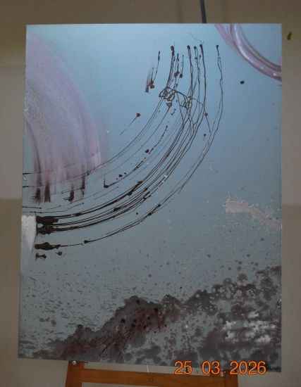 2007 - Sugar and Spice - abstract art on canvas