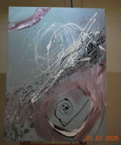 2007 - Sugar and Spice - abstract art on canvas