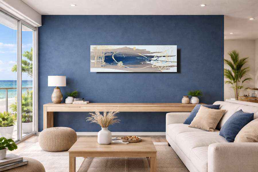 2007 Seascape Abstract Art: Sushi - A Calming Ocean Escape