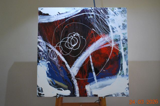 2007 - The Reach of Joy - vibrantly colourful abstract