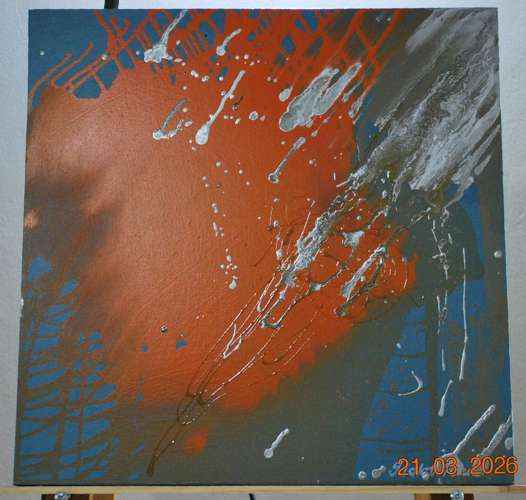 2007 Elevate Your Space with Unique Quick Silver Abstract Artwork