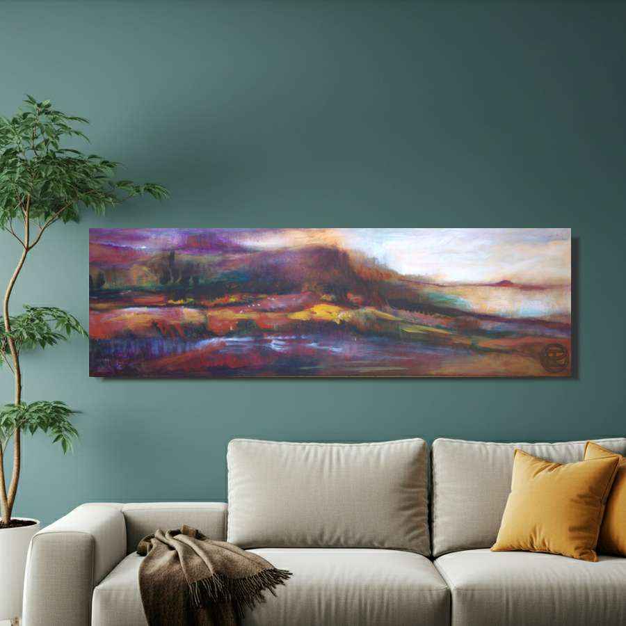 2008 Mountain Mystery Fine Art Painting - Transform Your Space with Serenity
