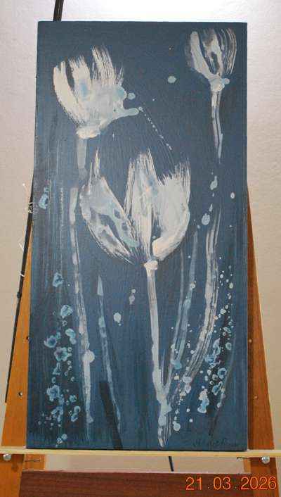 2008 Flower Mania - Contemporary Floral Artwork for Modern Home Decor