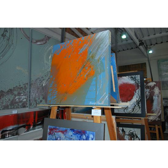 2007. Quick Silver. Dynamic artwork in orange colour. - defineartgifts
