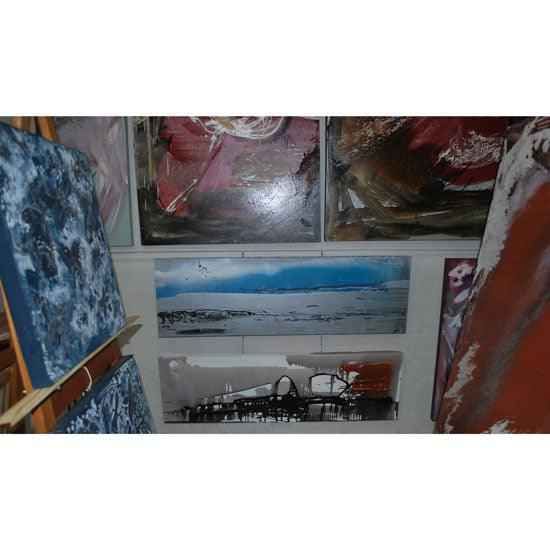 2007 Transform Your Space with the Unique Abstract Seascape Artwork
