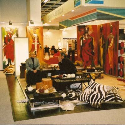 2002 - Maasai Magic - vibrant African art portrait - idalet and erica