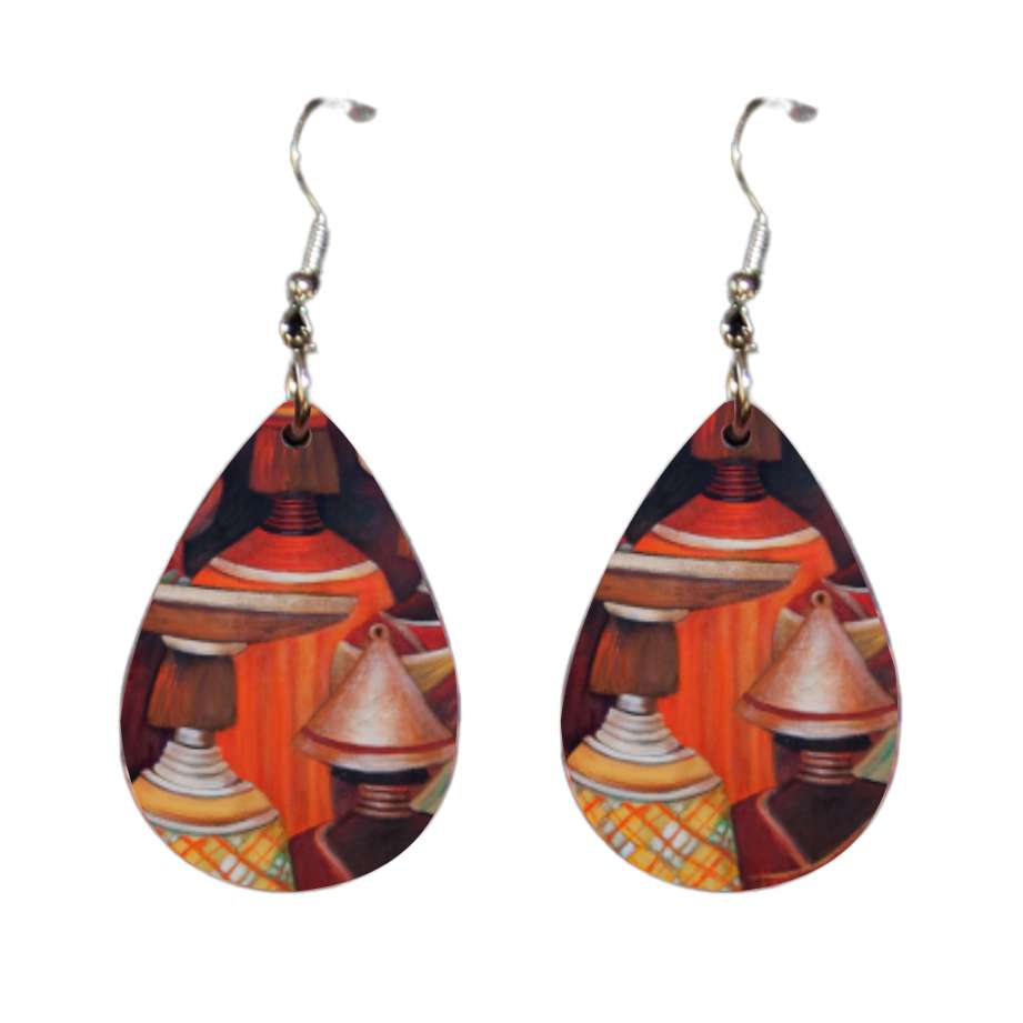 Basotho Unique earrings south africa - idalet and erica