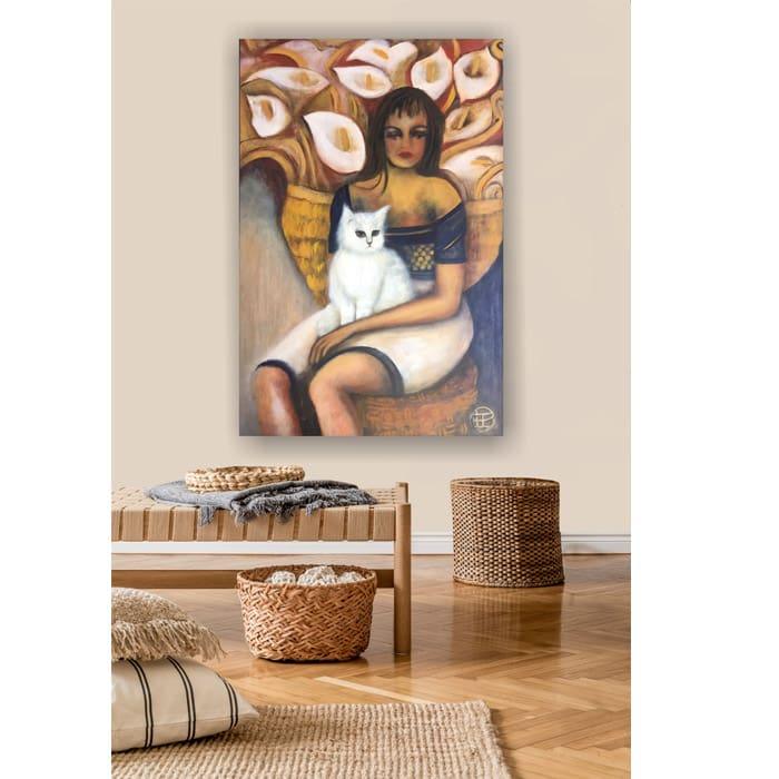 2001. Bast, a contemporary figurative painting. - defineartgifts