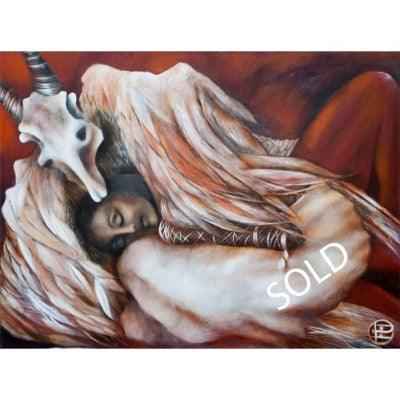 2006 - Red Horse - a shamanic journey - fine art painting
