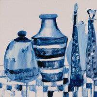 Blue Bottles. Fine Art Birthday Cards - idalet and erica