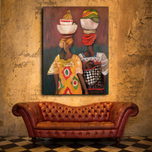 Canvas ethnic wall art South Africa by Idalet and Erica