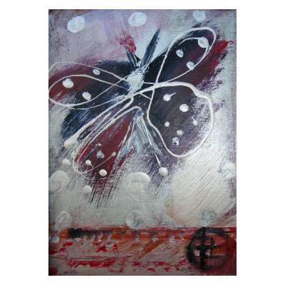 Modern butterfly prints - idalet and erica