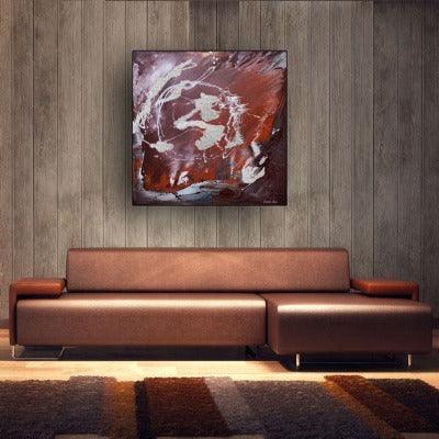 2007. Chocolate Truffle. Abstract art in rich brown colours. - defineartgifts