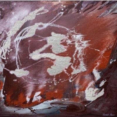 Chocolate Truffle. Abstract art in rich brown colours