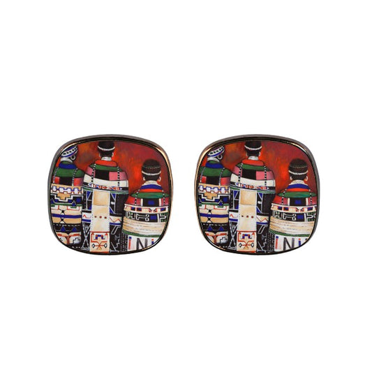 Colours of Love. Unique art teacher gift jewellery South Africa - idalet and erica