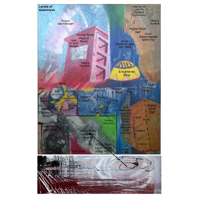 An abstract artwork about the astral plane - idalet