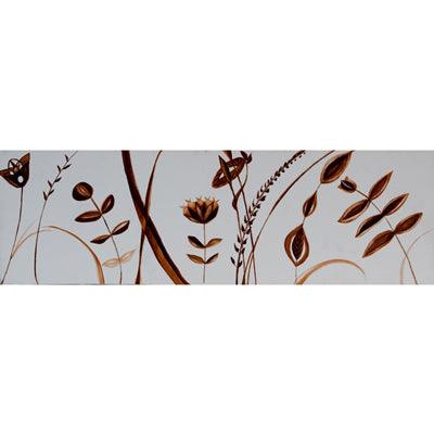 Simple leaf art images. Field of Flowers II, original minimalist leaf art by idalet