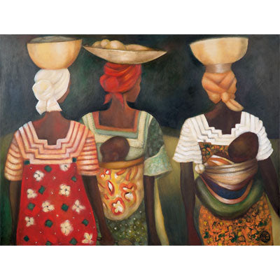 Food for Thought. Large African canvas wall art print - idaletanderica