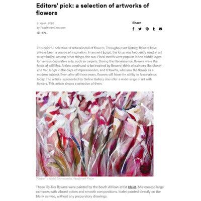 2008. Foxtrot, Flower abstraction masterpiece. - defineartgifts