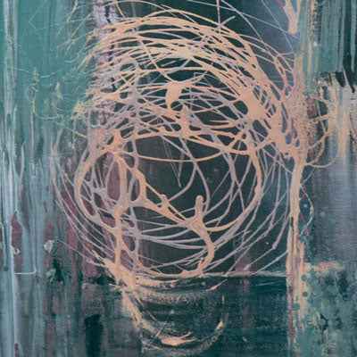 2007 - Green Gables - opulent abstract wall art on canvas
