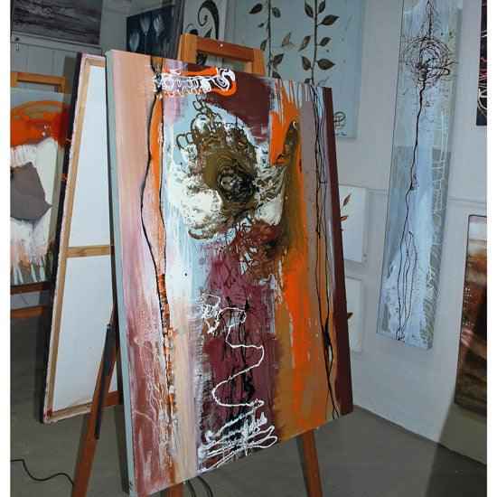 2007 - Heaven - Abstract spiritual art on canvas