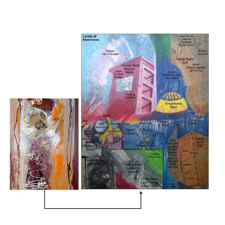 2007 - Heaven - Abstract spiritual art on canvas