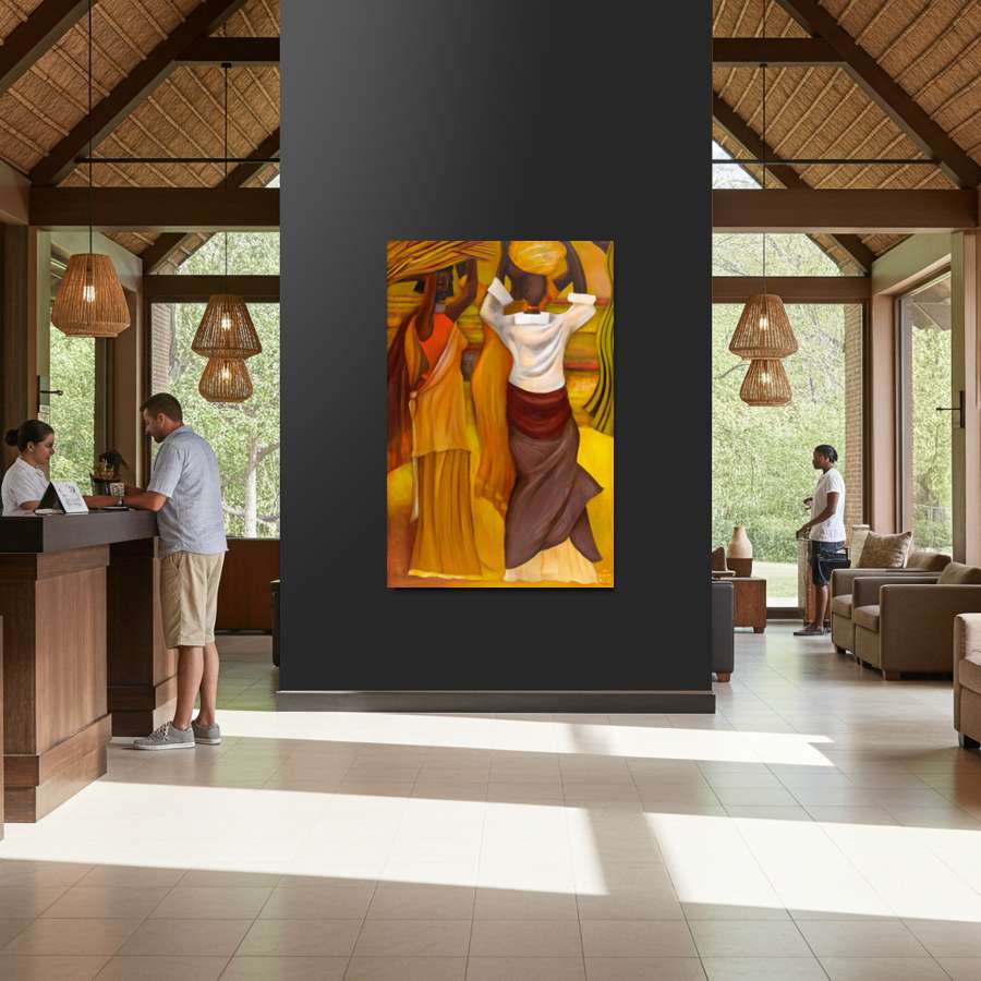 In the holy of my day a canvas wall art print from SA.