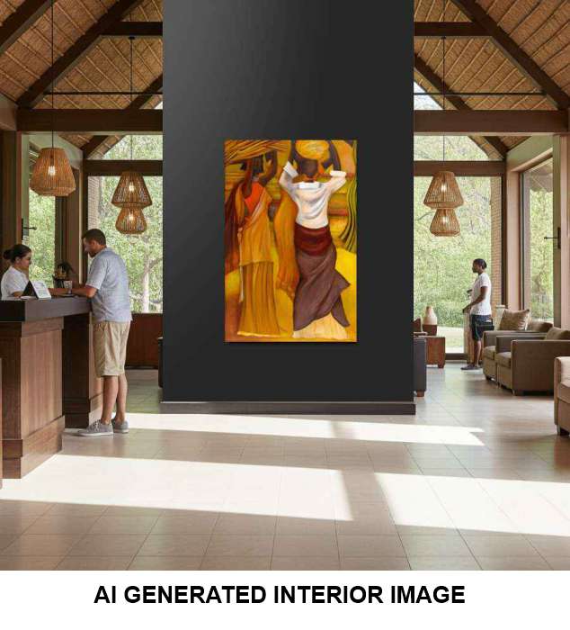 In the holy of my day a canvas wall art print from SA.