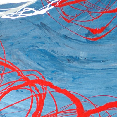 Dynamic movement artwork with spiralling patterns - idaletanderica