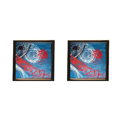 Jazz  - Square cufflinks for men - idalet and erica