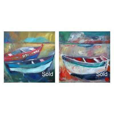 2005 - Paternoster - abstract beach painting