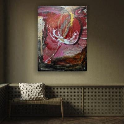 2007. Magenta Night II. Flower Abstraction in Pink. - defineartgifts