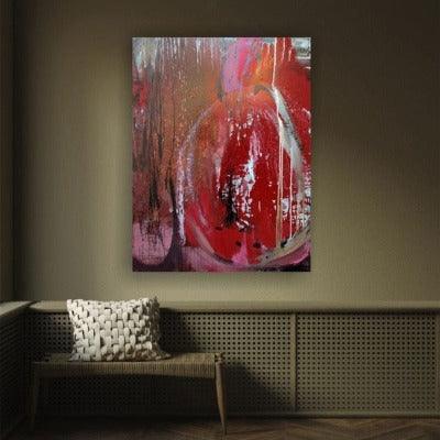 2007. Magenta Night III. Abstract tree art. - defineartgifts