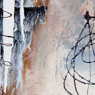 2007 Elevate Your Space with Abstract Expressionism Art in Stone Hues