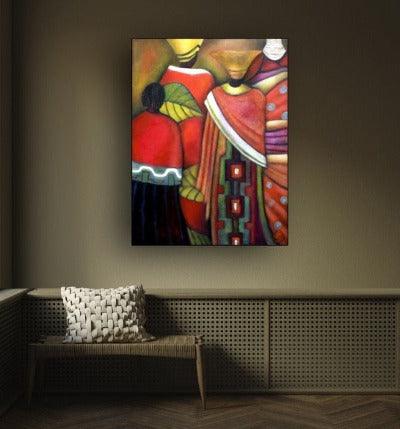 2005. Magic Medicine. African paintings on canvas. - defineartgifts