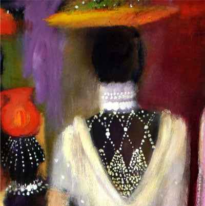 Ancestral Masquerade a canvas wall art print.