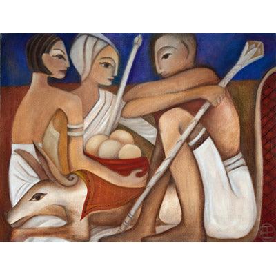 African expressionist portraits