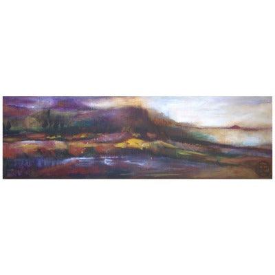 Mountain Mystery, contemporary landscape painting - idalet