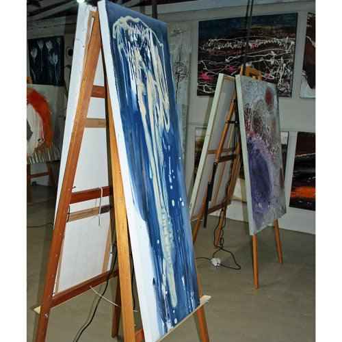 2007 Abstract Octopus Artwork - Award-Winning Mixed Media Masterpiece