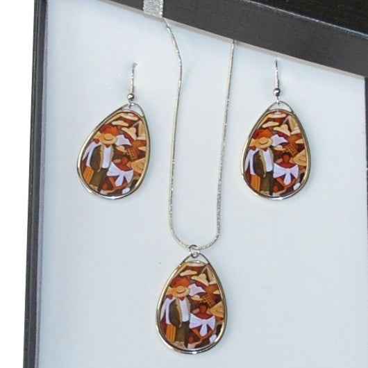 Ode to Diego - unique jewellery set