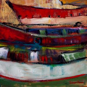 Abstract beach painting - idalet