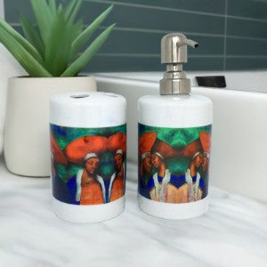 Personal Ornament. Soap dispenser set